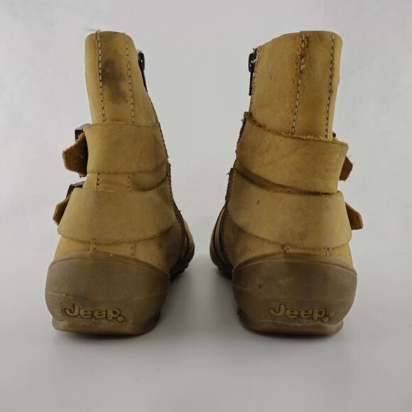 Jeep Ankle Boots Womens 7.5 Side Zip & Double Buckle - Picture 7 of 12
